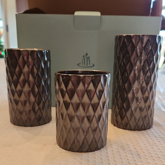 Partylite Signature Elevated Tealight Trio - Picture 1 of 5
